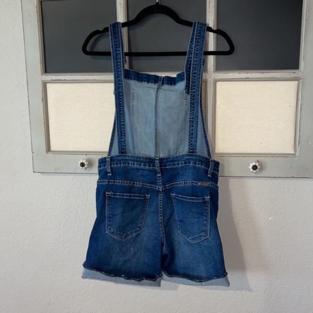 KanCan Stretch Overall Short - Picture 3 of 5